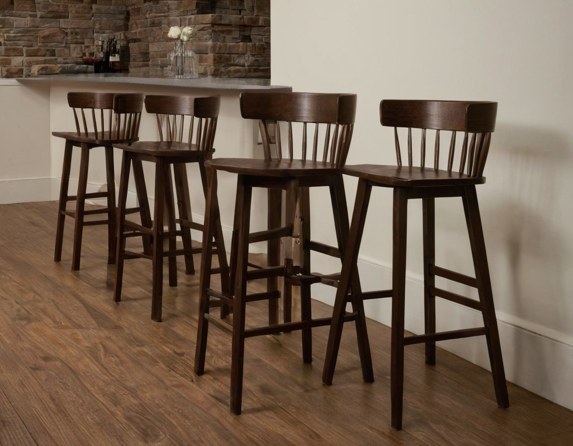Which tables and chairs for bars offer better durability: 30-inch counter or 42-inch bar stools